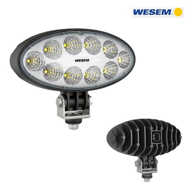 Compact 9 Watt Led Werk, DLR of Achter uit rij lamp IP67 12/24V